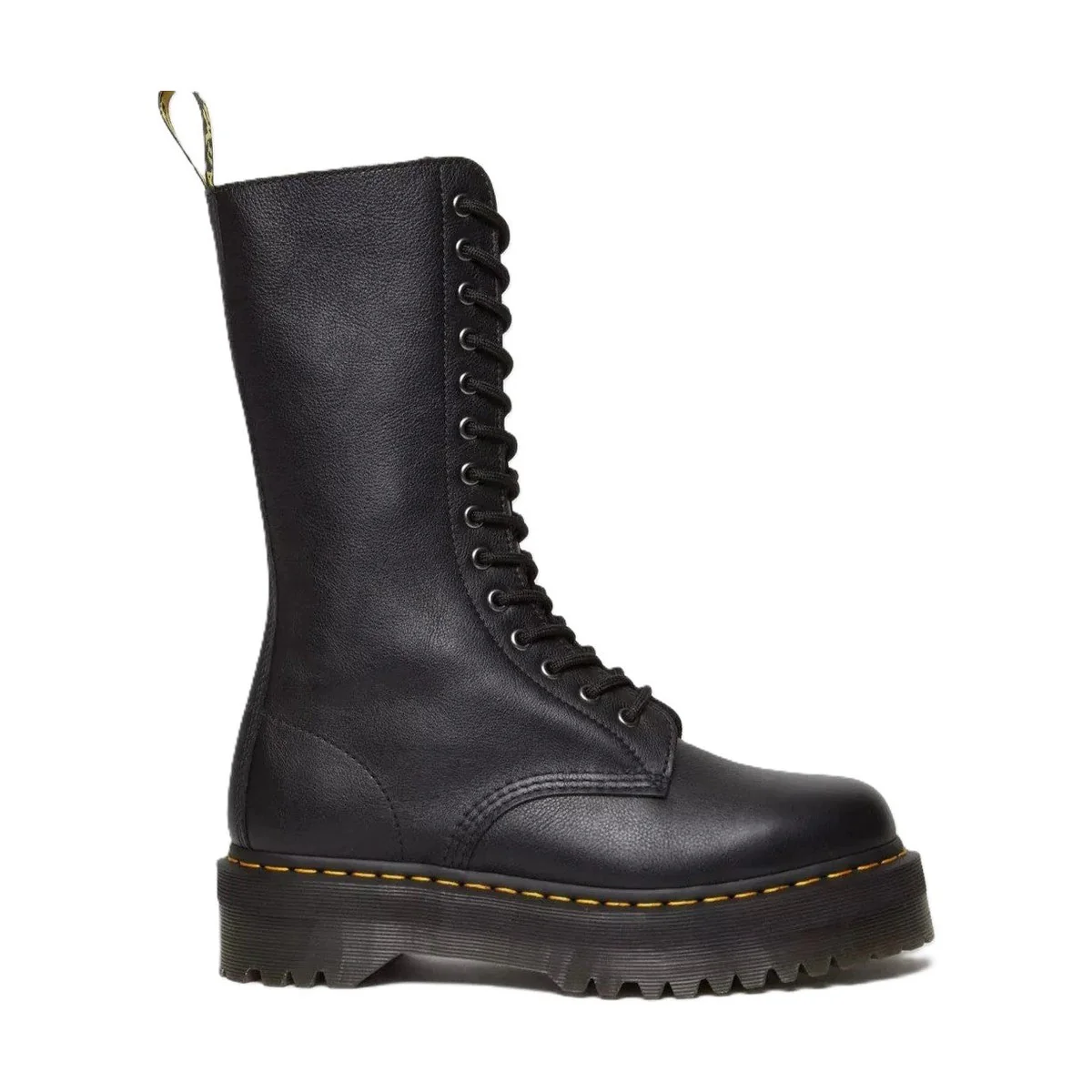 Dr. Martens 1B99 Quad Donna Stivaletti Stringati in Pelle Pisa con Platform - immagine 2