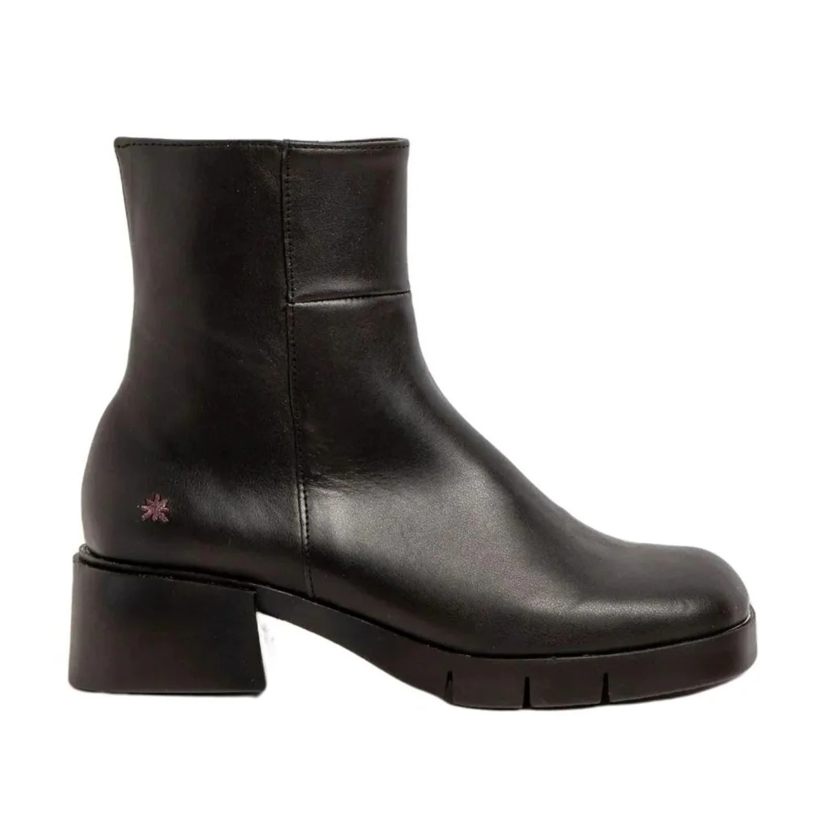 ART Varsovia 1284 Donna Stivaletto in pelle con zip laterale Softlight