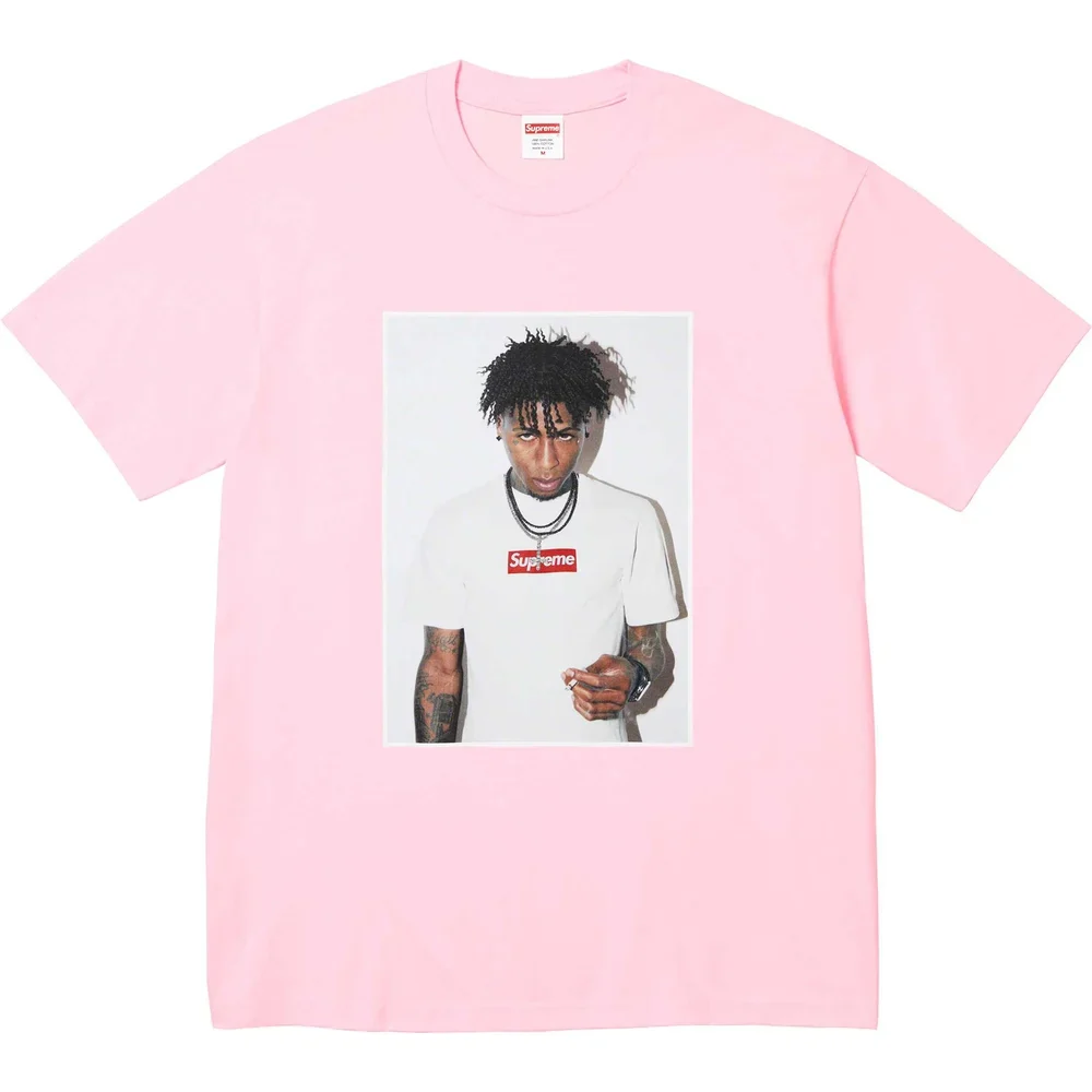 Supreme NBA Youngboy T-Shirt Pink - immagine 2