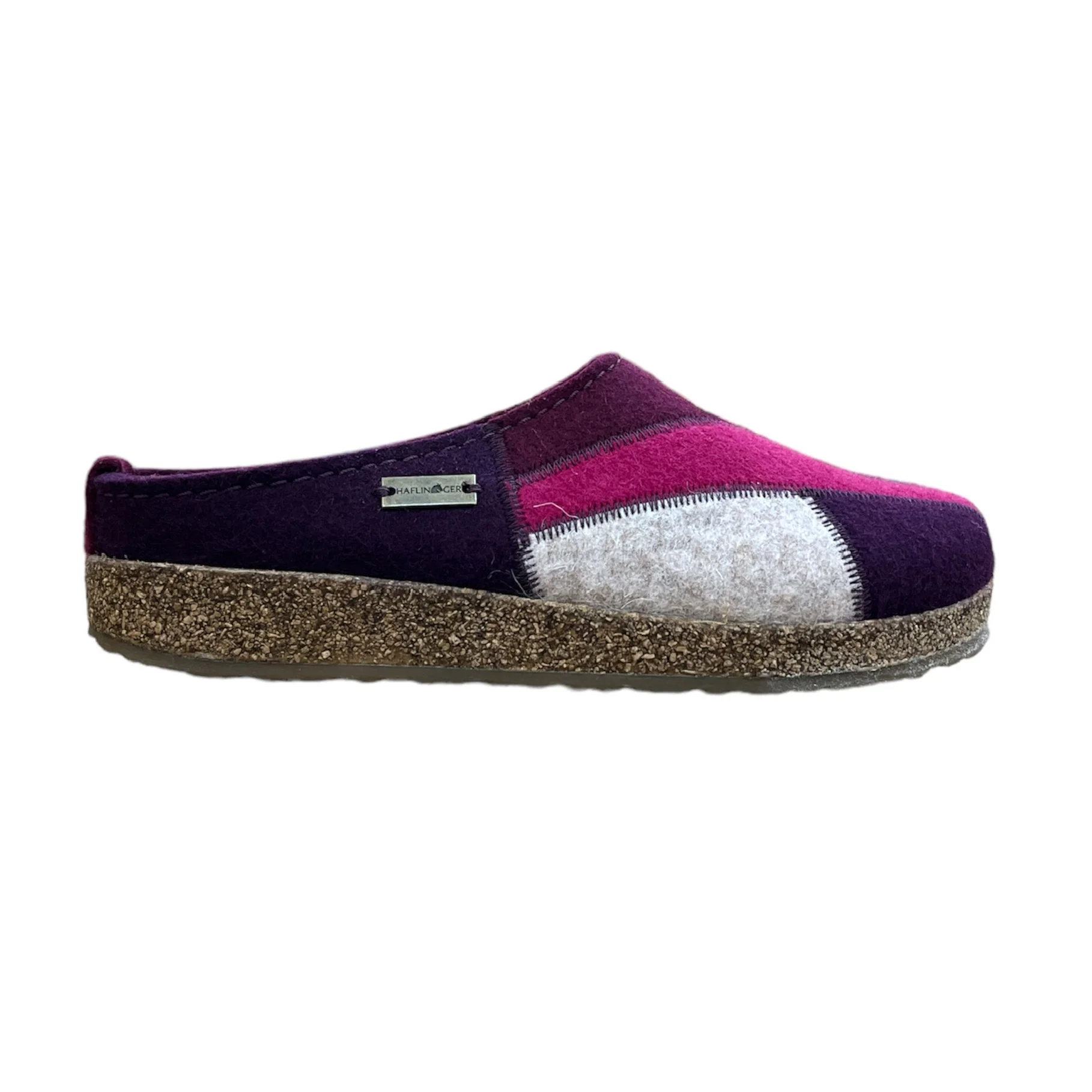 Haflinger Patchwork Unisex Sabot In Feltro Di Lana - immagine 2