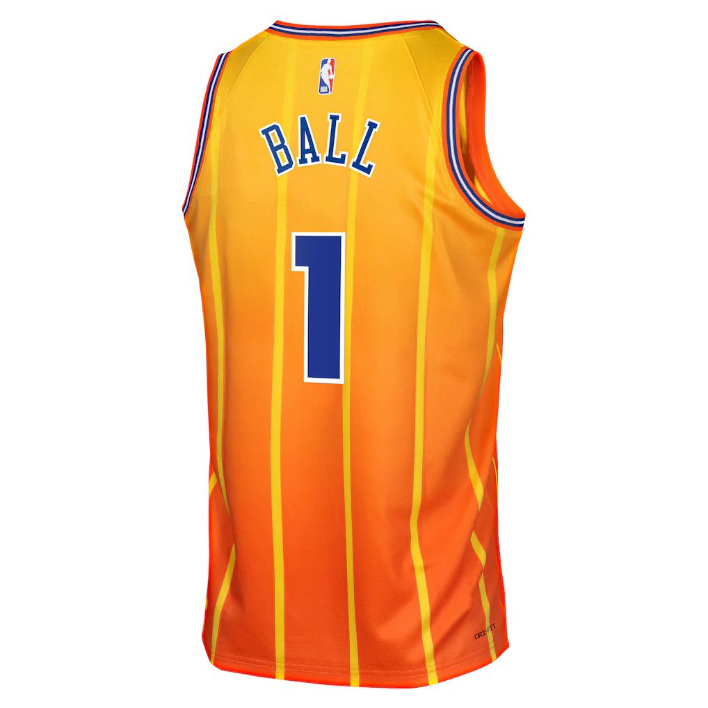 NBA City Edition Swingman LaMelo Ball Charlotte Hornets Junior - immagine 3