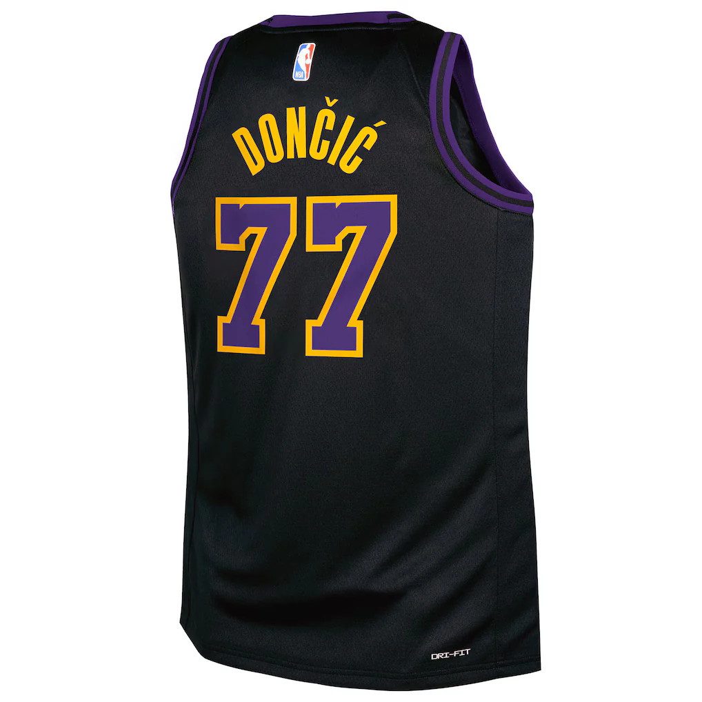 NBA City Edition Swingman Luka Dončić Los Angeles Lakers Junior - immagine 3