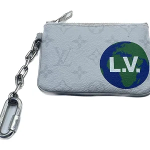 Louis Vuitton Pochette Monogram con zip e catenella - second hand