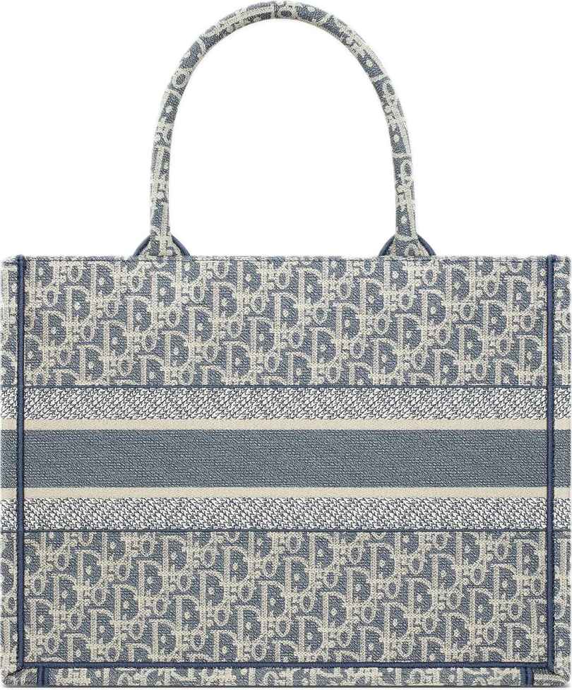 Borsa media Dior Book Tote Oblique Chambray - immagine 3