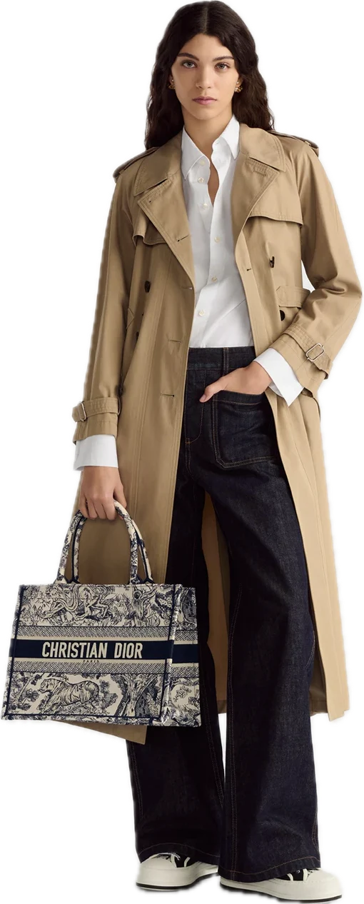 Borsa media Dior Book Tote Ecru and Blue - immagine 5