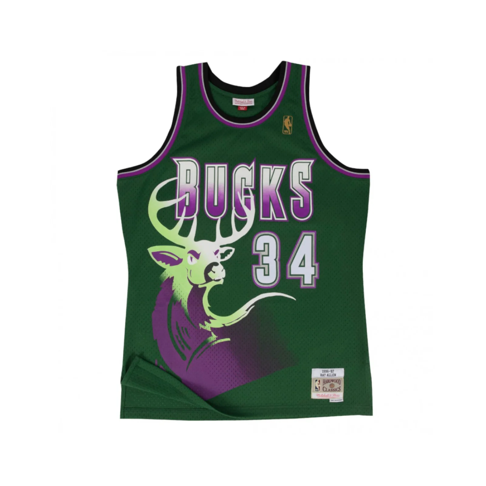 Swingman Jersey Milwaukee Bucks 1996-97 Ray Allen - immagine 2