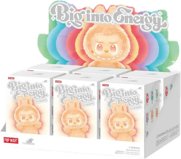 Pop Mart Labubu The Monsters Big into Energy Series Vinyl Plush Pendant (1 Blind Box) - immagine 4