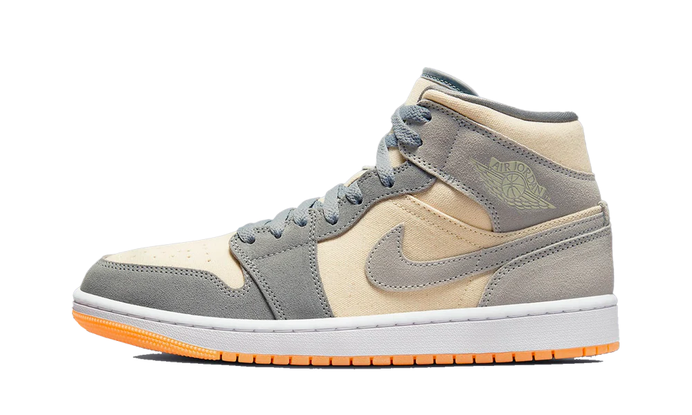 Air Jordan 1 Mid SE Coconut Milk Particle Grey - immagine 2
