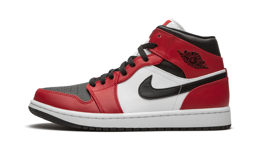 Air Jordan 1 Mid Chicago Black Toe - immagine 2