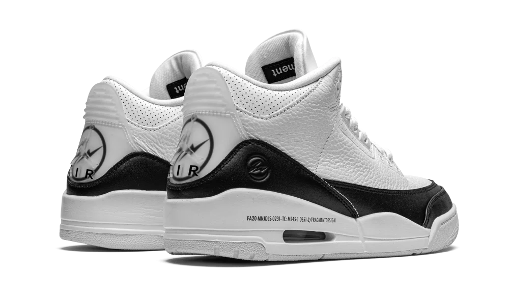 Air Jordan 3 Retro Fragment White Black - immagine 4