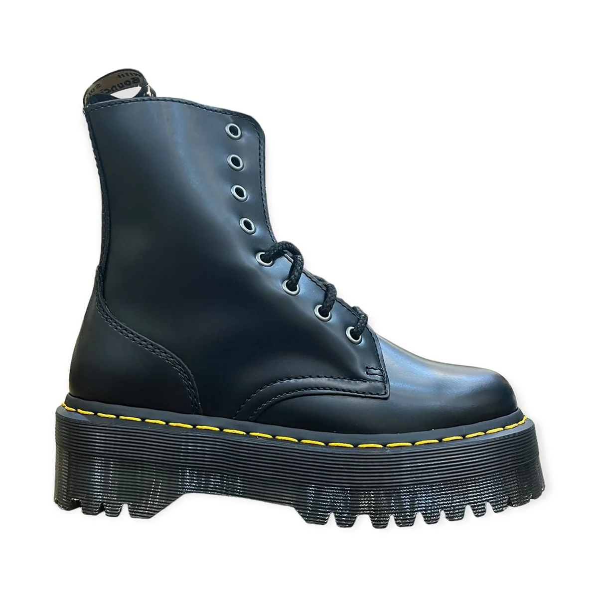 Dr. Martens Jadon Donna Stivali Platform In Pelle Smooth - immagine 2