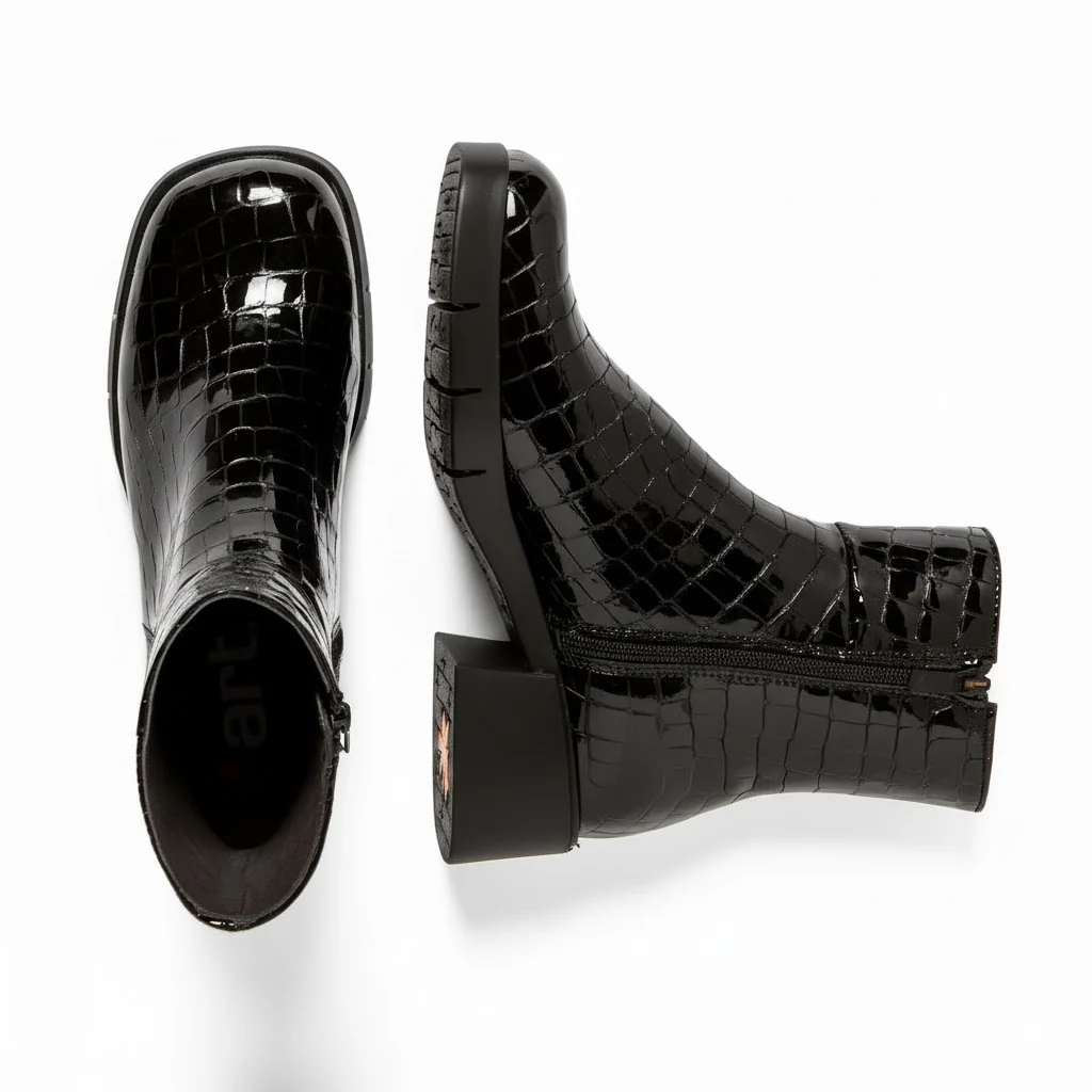 ART Varsovia 1284 Donna Stivaletto in pelle con zip laterale Softlight - immagine 5