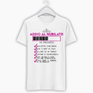magliette addio al nubilato