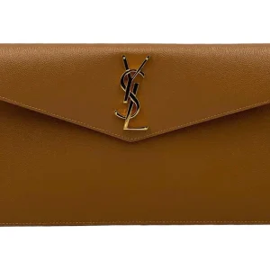 Saint Laurent Pochette YSL Uptown Brown