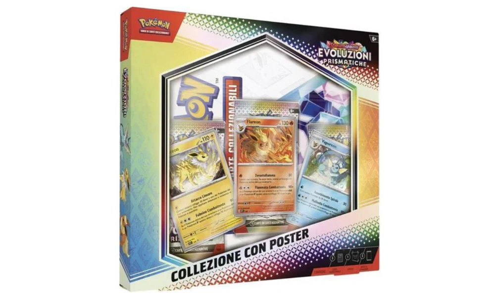 Pokémon - Scarlatto e Violetto Evoluzioni Prismatiche Collezione con Poster (ITA) - immagine 2