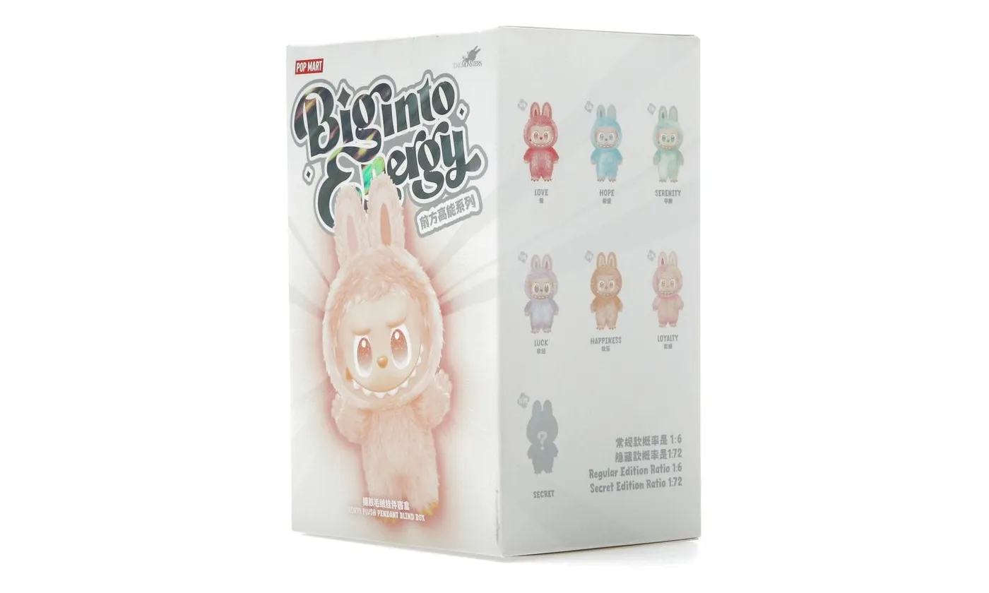 Pop Mart Labubu The Monsters Big into Energy Series Vinyl Plush Pendant (1 Blind Box) - immagine 2