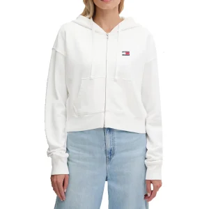 Tommy Jeans Boxy Crop Hoodie Donna